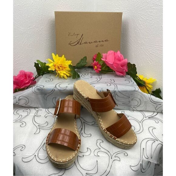 Vintage Havana/Robin Wedge Sandals Size 10 - Picture 3 of 8